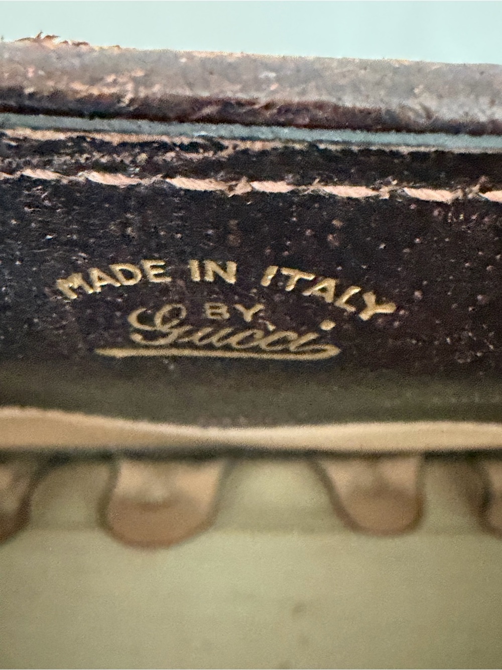 Vintage Gucci GG Supreme Sherry Web Train Case Vanity Bag - Picture 13 of 16
